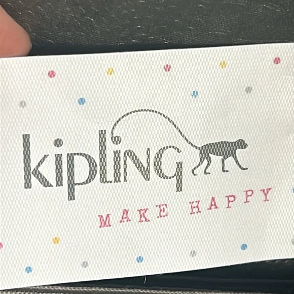 New Kipling Zuma Metallic Pewter Croc Embossed Crossbody Travel Organizer - Picture 6 of 13